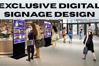 design engaging digital signage screens and menu boards