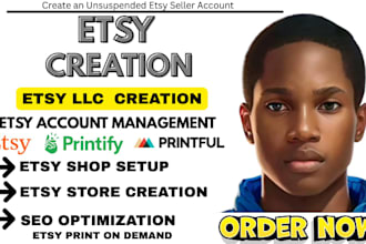 create unsuspended etsy seller account, etsy account creation, etsy store setup