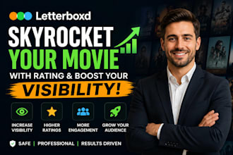 skyrocket your letterboxd movie with rating and  boost your visibility