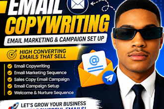 do email copywriting, email marketing sequences, sales copy email campaign setup