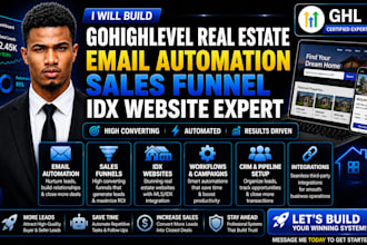 build gohighlevel contractor CRM website and booking automation