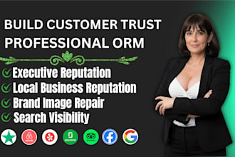 do online reputation management, ORM and SEO to improve your online reputation
