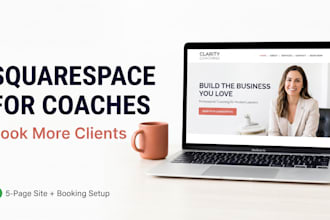 build a squarespace coaching website for life and business coaches
