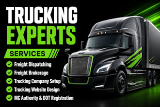 start your trucking company, get your mc authority,dot registration and dispatch