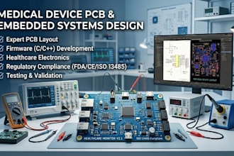 design medical device pcb, embedded systems and healthcare electronics