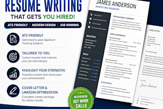 create an ats friendly resume and cover letter