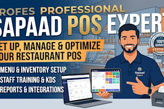 do sapaad pos menu setup and inventory management