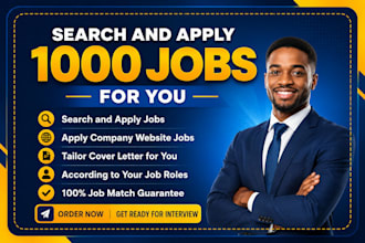 search and apply for 1000 jobs, job application, search and apply to jobs
