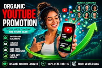 do organic youtube video promotion and channel marketing