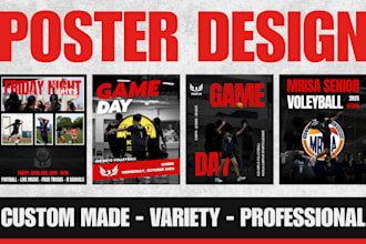 design posters for any event