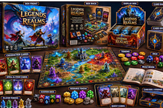 develop board game design trading card game monster card tabletop game
