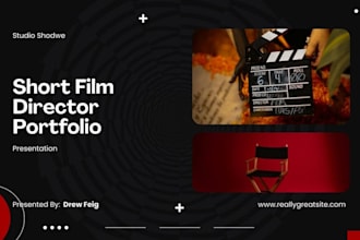 design movie investor pitch deck film financing deck netflix tv pilot
