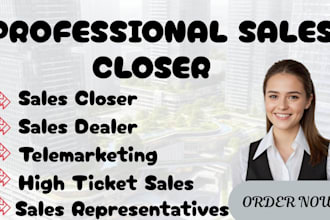 be sales closer b2b sales representative commission based closer salesperson