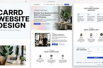 build a converting carrd website design, redesign carrd website, carrd portfolio