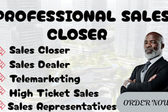 be sales closer b2b sales representative commission based closer salesperson