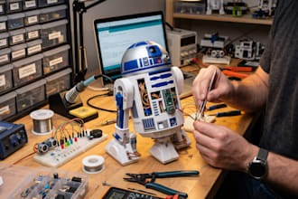 build r2d2 mini robots, embedded gadgets and interactive electronic systems