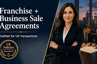 draft UK business sale franchise novation and partnership dissolution agreement
