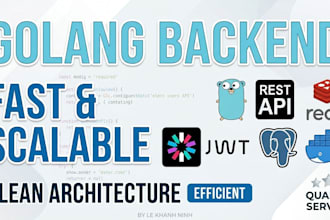 develop high performance restful api and backend in golang