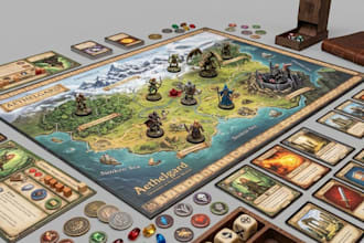 do custom board game table top game deck tcg  card game game art  game mechanics