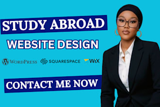 design study abroad website, study visa website, study abroad agency website