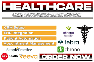 setup healthcare crm drchrono tebra simplepractice athenahealth nexhealth veeva