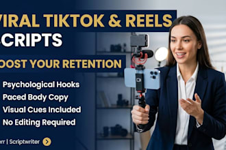 write viral tiktok and instagram reels scripts