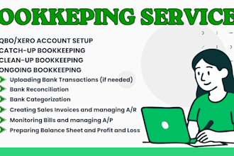 do qbo and xero setup, catch up, and clean up