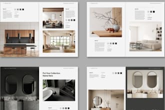 design b2b sales product catalog, business catalogue for wholesale distribution
