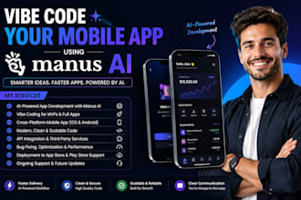 vibe code your mobile app using manus ai