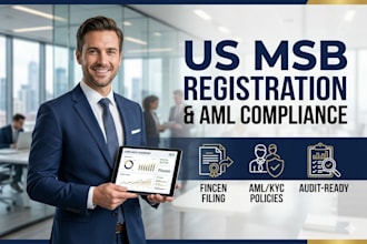 handle your fincen msb registration and aml documentation