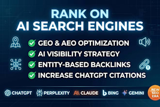 do GEO SEO, ai visibility, aeo and high quality backlinks