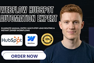 automate webflow leads with hubspot and zapier workflow webflow crm integration