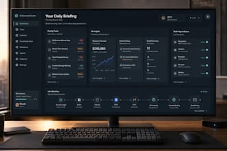build custom n8n multi agent daily briefing  personal ai os system