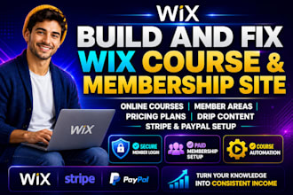 wix online course wix membership site setup wix velo editor wix redesign website