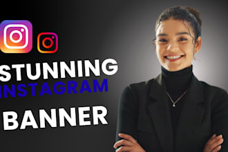 design instagram banner social media banner pintrest facebook banner posts logo
