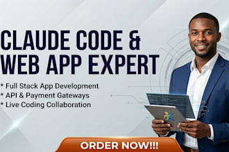 build full stack web apps with API and payment setup by claude code, claude ai