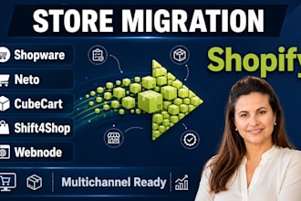 migrate shopware neto cubecart shift4shop webnode store to shopify multichannel