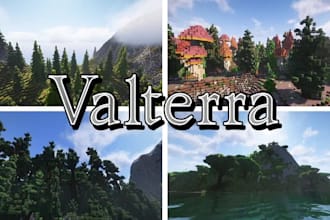 create a custom minecraft continent or landscape