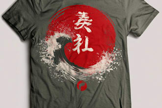 japanese t shirt illustration