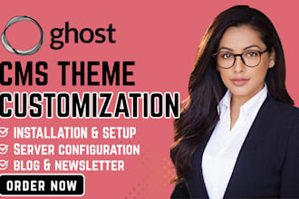 setup ghost cms website ghost blog ghost newsletter migrate ghost website