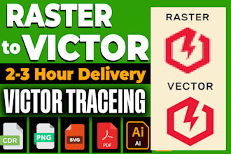 transform your pixelated image into a perfect vector mode