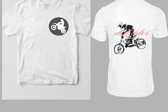 create amazing double sided custom tshirt for your brand