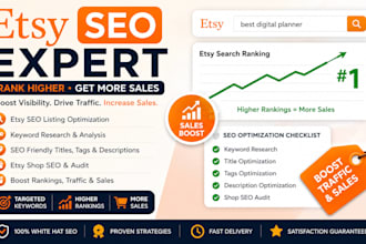 do etsy seo to rank etsy listings on top and boost sales
