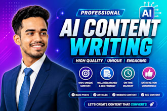 write professional ai content writing 24x7