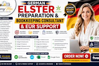 do german elster preparation eÜr support and bookkeeping