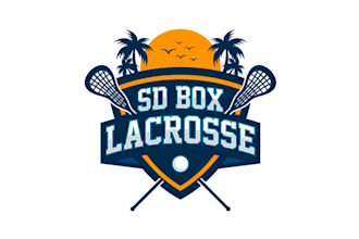 make sporty beach town lacrosse logo for sd box lacrosse