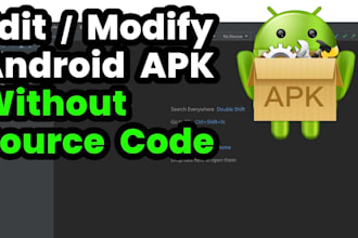 modify, decompile apk file, edit apk, IOS and apk source code, apk rebranding