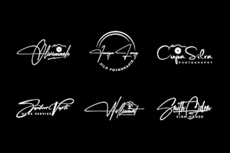 create a modern and elegant photography logo