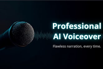 create a professional ai voiceover for your video or podcast