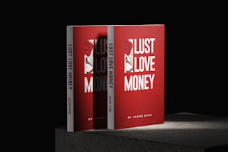animate book cover or do book cover design